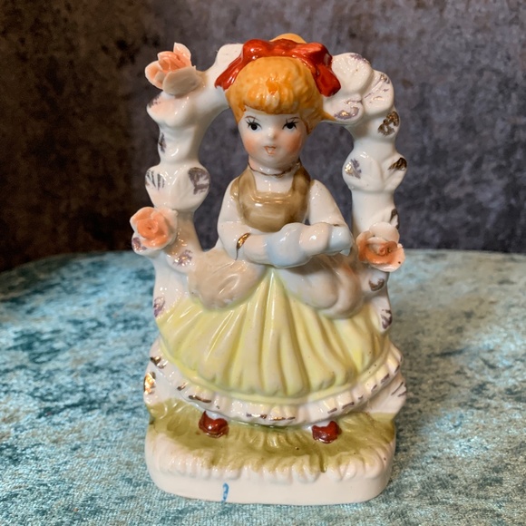 Unbranded Accents Vintage Girl Ceramic Figurine Poshmark